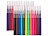 infactory 24er-Set Airbrush Nachfüllung Ersatzfarben, ungiftig, abwaschbar infactory Akku Airbrush-Stifte für Kinder, mit Farben & Schablonen, USB