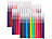 infactory 48er-Set Airbrush Nachfüllung Ersatzfarben, ungiftig, abwaschbar infactory Akku Airbrush-Stifte für Kinder, mit Farben & Schablonen, USB 