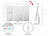 Sichler Beauty 2er-Set Falt-Schminkspiegel, LED-Beleuchtung, 3x/2x/1x-Vergrößerung Sichler Beauty
