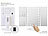 Sichler Beauty 2er-Set Falt-Schminkspiegel, LED-Beleuchtung, 3x/2x/1x-Vergrößerung Sichler Beauty