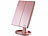 Sichler Beauty 2er-Set Falt-Schminkspiegel mit Beleuchtung, 3x/2x/1x-Vergrößerung Sichler Beauty Falt-Schminkspiegel mit LED-Beleuchtung