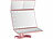 Sichler Beauty 2er-Set Falt-Schminkspiegel mit Beleuchtung, 3x/2x/1x-Vergrößerung Sichler Beauty Falt-Schminkspiegel mit LED-Beleuchtung