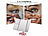 Sichler Beauty 2er-Set Falt-Schminkspiegel mit Beleuchtung, 3x/2x/1x-Vergrößerung Sichler Beauty Falt-Schminkspiegel mit LED-Beleuchtung