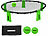 PEARL sports Outdoor-Roundnet-Spielset mit Spielnetz und 3 Bällen, Ø 92 cm PEARL sports Outdoor-Roundnet-Spielsets