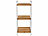 Rosenstein & Söhne Bambus-Standregal mit 3 Ablagen, 30 x 70 x 30 cm, weiß/bambus Rosenstein & Söhne Bambus-Standregale