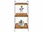 Rosenstein & Söhne Bambus-Standregal mit 3 Ablagen, 30 x 70 x 30 cm, weiß/bambus Rosenstein & Söhne Bambus-Standregale