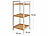 Rosenstein & Söhne Bambus-Standregal mit 3 Ablagen, 30 x 70 x 30 cm, weiß/bambus Rosenstein & Söhne Bambus-Standregale