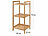 Rosenstein & Söhne 4er-Set Bambus-Standregal mit 3 Ablagen, 30 x 30 x 70 cm, bambus Rosenstein & Söhne Bambus-Standregale