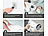 Sichler Haushaltsgeräte 3in1 Hand- & Boden Dampfreiniger, Motorbürste, 5 Aufsätze, 1.200 W Sichler Haushaltsgeräte 2in1 Hand- & Boden Dampfreiniger & Elektrobürsten