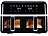 Rosenstein & Söhne Dual-Heißluftfritteuse, 2 Schubladen mit Sichtfenster, 10 Programme Rosenstein & Söhne Dual-Heißluftfritteusen