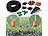 Royal Gardineer 2er-Set 136-teiliges Sprinkler Pflanzen-Bewässerungs-Set Royal Gardineer Gartenbeet- & Tropf-Pflanzen-Bewässerungssystem mit Bewässerungs-Düsen