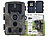 Nachtsichtkamera: VisorTech Full-HD-Wildkamera mit 3 PIR-Sensoren, Nachtsicht, Farbdisplay, IP65