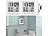 infactory 2er-Set Badezimmer-Uhr, Thermo-/Hygrometer, LCD, Saugnapf, Timer, IP54 infactory Digitale Badezimmer-Wanduhren mit Thermometer & Hygrometer