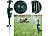 Royal Gardineer 2er-Set Wasserstrahl-Tierschreck, PIR-Sensor, Batteriebetrieb, 120 m² Royal Gardineer Wasserstrahl-Tiervertreiber mit Bewegungsmeldern