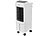 Sichler Haushaltsgeräte 3in1-Luftkühler, Luftbefeuchter, Ionisator, Versandrückläufer Sichler Haushaltsgeräte Luftkühler mit Oszillation, Ionisator und 12-Volt-Kfz-Adapter