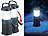 Semptec Urban Survival Technology 2er-Set LED-Camping-Laternen, laden per Dynamo, Solar und USB Semptec Urban Survival Technology