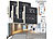 Wireless Thermostat: revolt 4er-Set WLAN-Fußbodenheizung-Thermostate mit App, schwarz