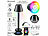 Luminea Home Control Smarte Outdoor-Tischlampe mit WLAN-Gateway, RGB-CCT-LEDs, App, IP67 Luminea Home Control