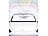 Lescars Wärmeisolierender Sonnenschutz für die Autoscheibe, 140 x 79 cm, UV50+ Lescars Sonnenschutz für Frontscheibe