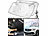Lescars 2er-Set wärmeisolierende Sonnenschutze für die Autoscheibe, 125x65 cm Lescars
