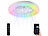 Sichler Haushaltsgeräte 2in1-WLAN-Deckenleuchte & Ventilator, RGB-CCT-LEDs, 30W, 1.250 lm, App Sichler Haushaltsgeräte Deckenventilatoren mit LED-Lampe, App und Sprachsteuerung