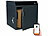 AGT Paketbriefkasten mit WLAN-Gateway, Stahl, 46 x 50 x 50 cm, PIN, App AGT Smarte WLAN-Paketbriefkästen mit App-Steuerung und WLAN-Gateway