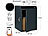 Paketbox Briefkasten: AGT Paketbriefkasten mit WLAN-Gateway, Stahl, 46 x 72 x 50 cm, PIN, App