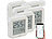 infactory 6er-Set Mini-Thermo-/Hygrometer, Komfort-Anzeige, LCD, Bluetooth, App infactory