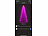 Lunartec Smarter LED-Tannenbaumüberwurf, 1,8 m, 180 RGB-IC-LEDs, App, IP44 Lunartec WLAN-Weihnachtsbaum-Überwurf-Lichterketten mit App