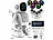 Spielzeugroboter: Playtastic App-programmierbarer Roboter, 130 Bewegungen, Bluetooth, Lautsprecher