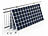 revolt Universal-Balkon- & Zaun-Geländer-Halterungen für Solarmodule, silber revolt