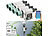 Royal Gardineer 4er-Set Smart-Wasserzähler für Gartenschlauch, Display, Bluetooth, App Royal Gardineer
