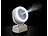 Sichler Haushaltsgeräte Akku-Tisch-Ventilator & Vernebler, Oszilation, LED-Ring, 1.200mAh Sichler Haushaltsgeräte Akku-Tisch-Ventilatoren mit Ultraschall-Vernebler, oszilation & Ring-Leuchten