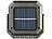 PEARL Solar Camping- & Arbeits-Lampe, 6W, 300lm, 1.200mAh, IP44, Magnet PEARL Solar-COB-LED-Arbeitsleuchten im Baustrahler-Design