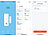 Luminea Home Control 5er-Set WLAN-Tür- und -Fensteralarm, weltweiter App-Zugriff Luminea Home Control WLAN-Tür & Fensteralarme
