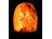 Lunartec Kleine LED-Salzkristall-Lampe mit USB-Betrieb, 700 - 900 g Lunartec LED-Salzlampe aus echtem Stein-Salz, mit USB-Betrieb