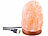 Lunartec Kleine LED-Salzkristall-Lampe mit USB-Betrieb, 700 - 900 g Lunartec LED-Salzlampe aus echtem Stein-Salz, mit USB-Betrieb
