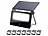 Luminea 8er-Set Solar-LED-Wandfluter, Bewegungssensor, 1.300 lm, 2x 1.800 mAh Luminea LED-Solar-Fluter mit Bewegungsmelder