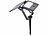 Luminea 8er-Set Solar-LED-Gartenstrahler, Bewegungssensor, 700 lm, 1.800 mAh Luminea Solar-LED-Gartenstrahler mit Bewegungsmelder