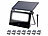 Luminea 8er-Set Solar-LED-Gartenstrahler, PIR-Sensor, 1.300 lm, 2x 1.800 mAh Luminea Solar-LED-Gartenstrahler mit Bewegungsmelder