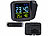 infactory Projektions-Wecker mit VA-Farbdisplay, Hygro-/ Thermometer, USB infactory Projektions-Wecker mit VA-Farbdisplays