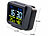 infactory 2er-Set Projektions-Wecker mit VA-Farbdisplay, Hygro-/ Thermometer infactory Projektions-Wecker mit VA-Farbdisplays