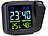 infactory 2er-Set Projektions-Wecker mit VA-Farbdisplay, Hygro-/ Thermometer infactory Projektions-Wecker mit VA-Farbdisplays