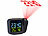 infactory Projektions-Wecker mit VA-Farbdisplay, Hygro-/ Thermometer, USB infactory Projektions-Wecker mit VA-Farbdisplays