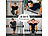 PEARL sports Klimmzugstange inkl. 2 Griffenfür Türrahmen, Lock-Funktion, bis 300 kg PEARL sports 