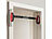 PEARL sports Klimmzugstange inkl. 2 Griffenfür Türrahmen, Lock-Funktion, bis 300 kg PEARL sports 