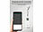 Luminea Home Control 4er-Set WLAN-Temperatur- und Luftfeuchtigkeitssensor mit Display, App Luminea Home Control WLAN-Temperatur- & Luftfeuchtigkeitssensor mit Display und App für innen und außen