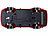 Simulus 2er-Set ferngesteuerte Drift-Sportwagen mit LED Beleuchtung, rot Simulus Ferngesteuerte Drift- und Rennautos
