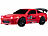 Simulus 2er-Set ferngesteuerte Drift-Sportwagen mit Scheinwerfern, rot&silber Simulus Ferngesteuerte Drift- und Rennautos