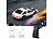 Simulus 2er-Set ferngesteuerte Drift-Sportwagen mit Scheinwerfern, rot&silber Simulus Ferngesteuerte Drift- und Rennautos